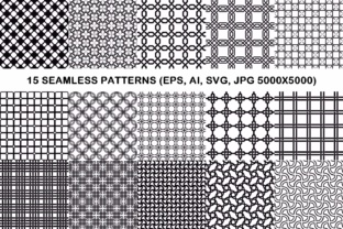 15 Seamless Grid Patterns for Modern Graphic Design
