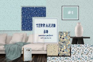 30 Terrazzo Seamless Patterns for Graphics and Design