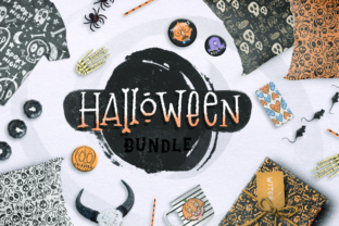 Halloween BUNDLE 150 ELEMENTS Graphics for Spooky Season