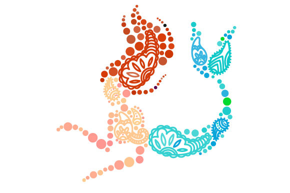 Mermaid in Paisley Embroidery Design Review