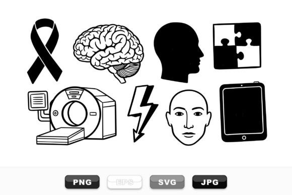 Neurology Medical Vector Icons