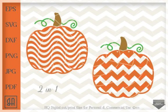 Pumpkin Chevron Pattern Review