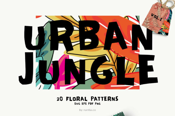 Seamless Patterns 20 X Urban Jungle V1 Review