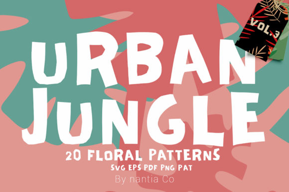 Seamless Patterns 20 X Urban Jungle V3 for Branding and Marketing