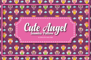 Seamless Patterns Cute Angel 1 Review