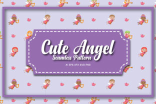 Seamless Patterns Cute Angel 13 Review