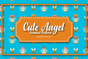 Seamless Patterns Cute Angel 19 Review