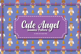 Seamless Patterns Cute Angel 25 Review
