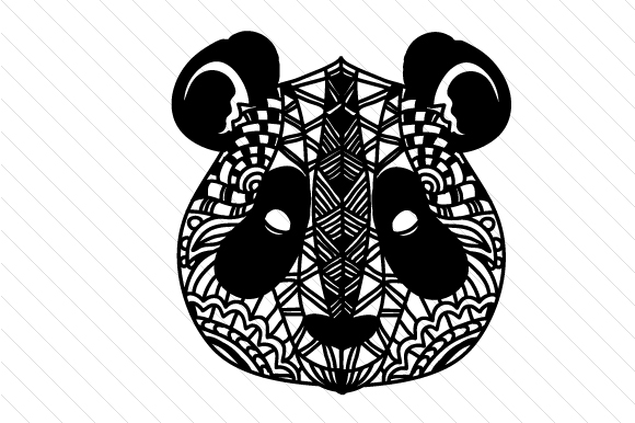 Zentangle Panda Crafts for Creative Design Projects